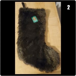 Faux Fur Christmas Stockings